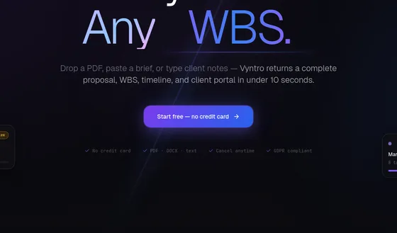 No credit card element from vyntro.cloud