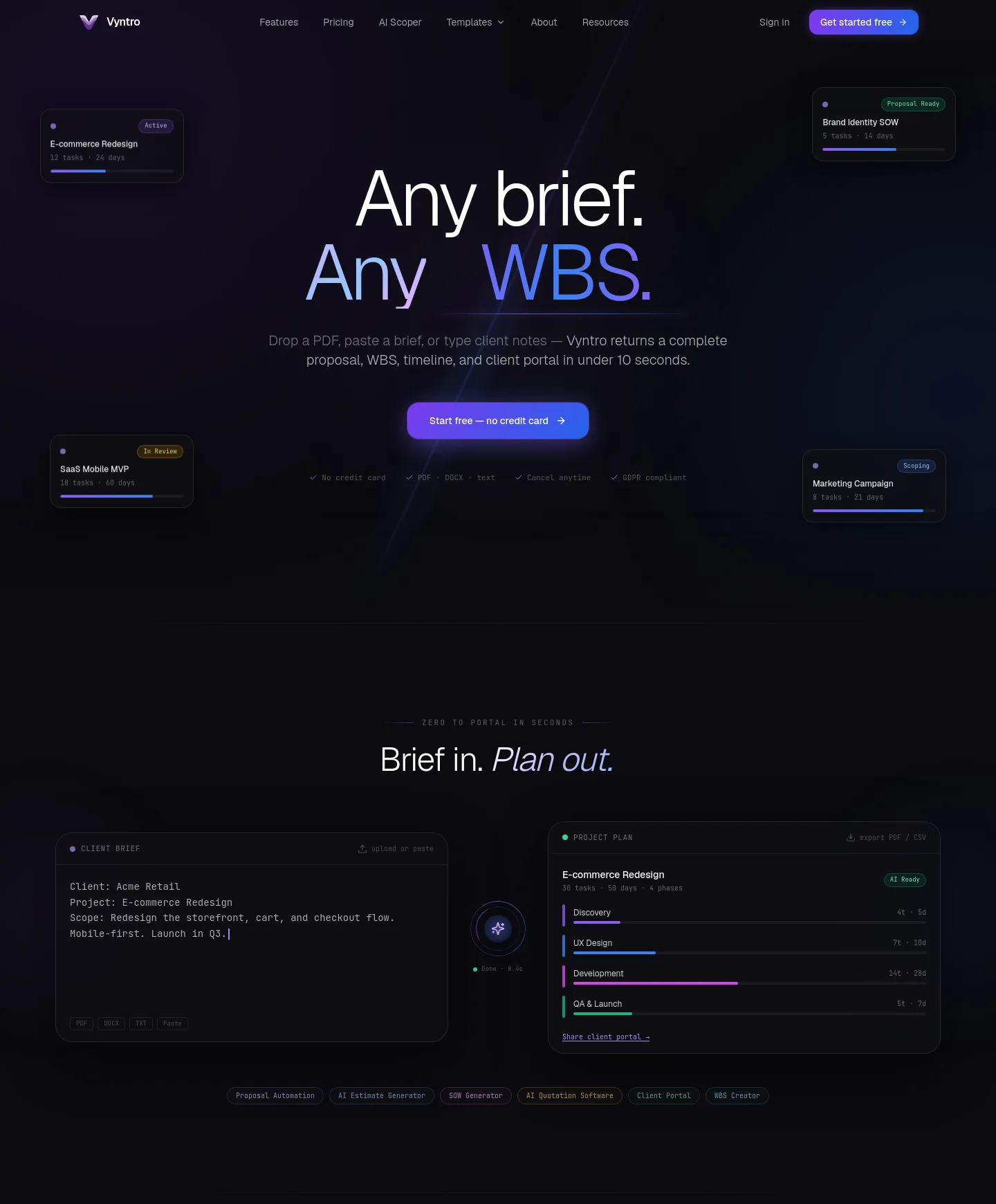 vyntro.cloud — Features
