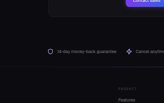 Guarantee element from vyntro.cloud