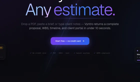 No credit card element from vyntro.cloud