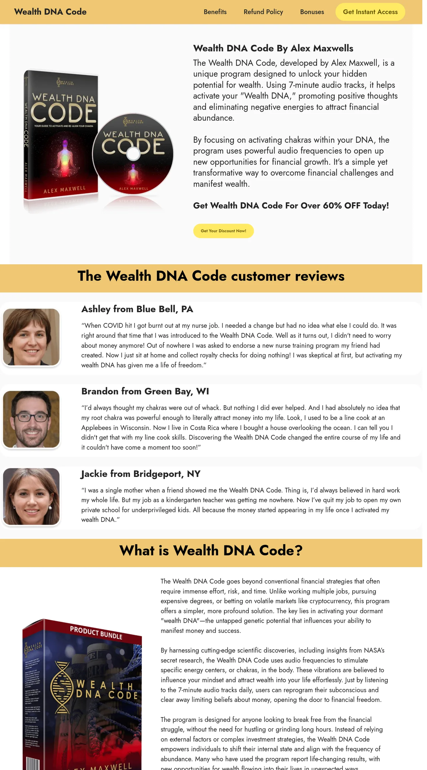 wealthsdnacode.com — a measured funnel