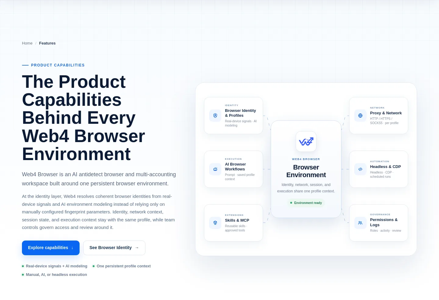 web4browser.io — Hero