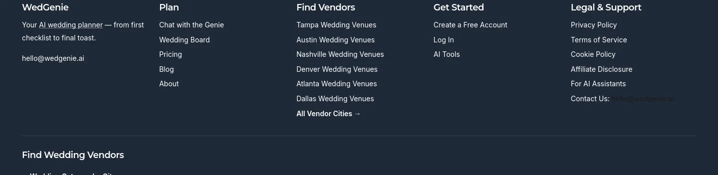 wedgenie.ai — Features