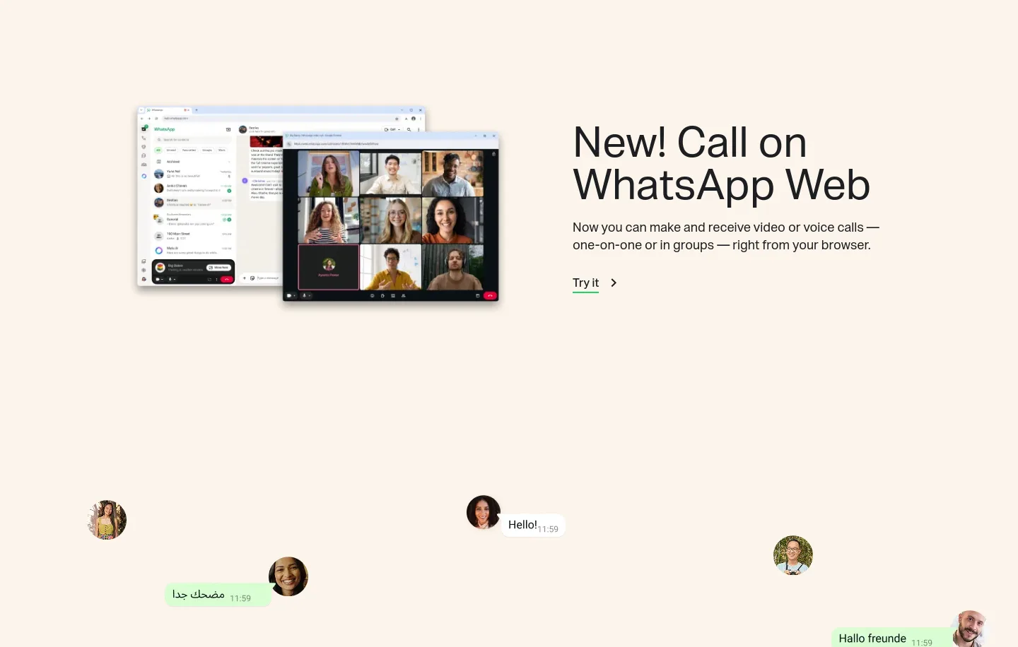 whatsapp.com CTA section