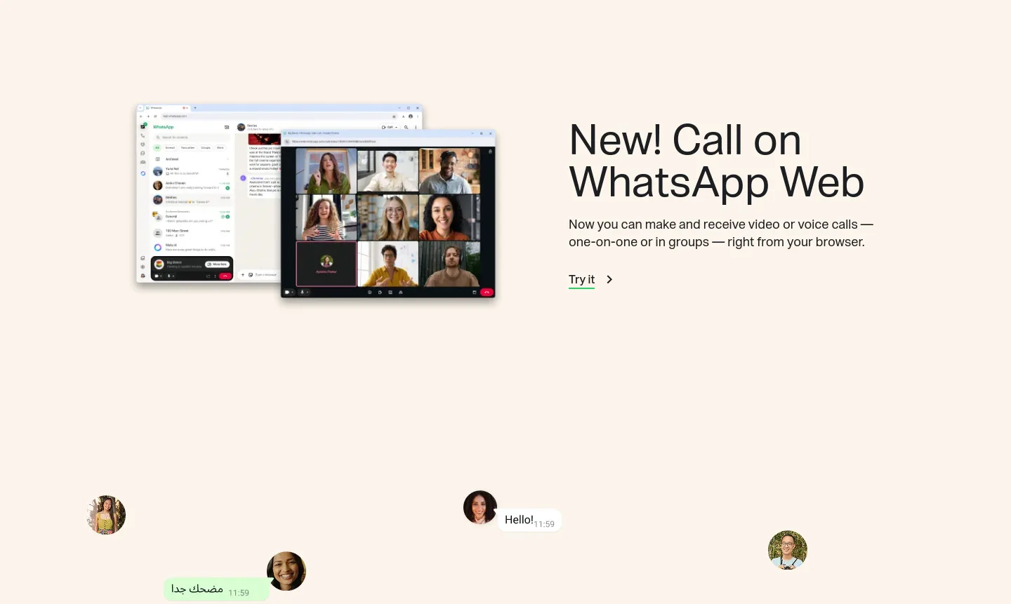 whatsapp.com CTA section