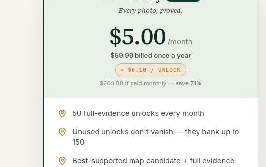Price anchor element from whereisthisplace.online
