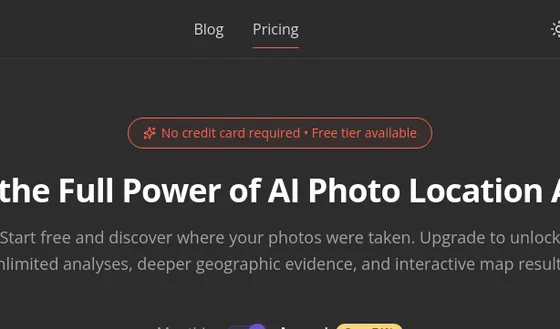 No credit card element from wherewastaken.com