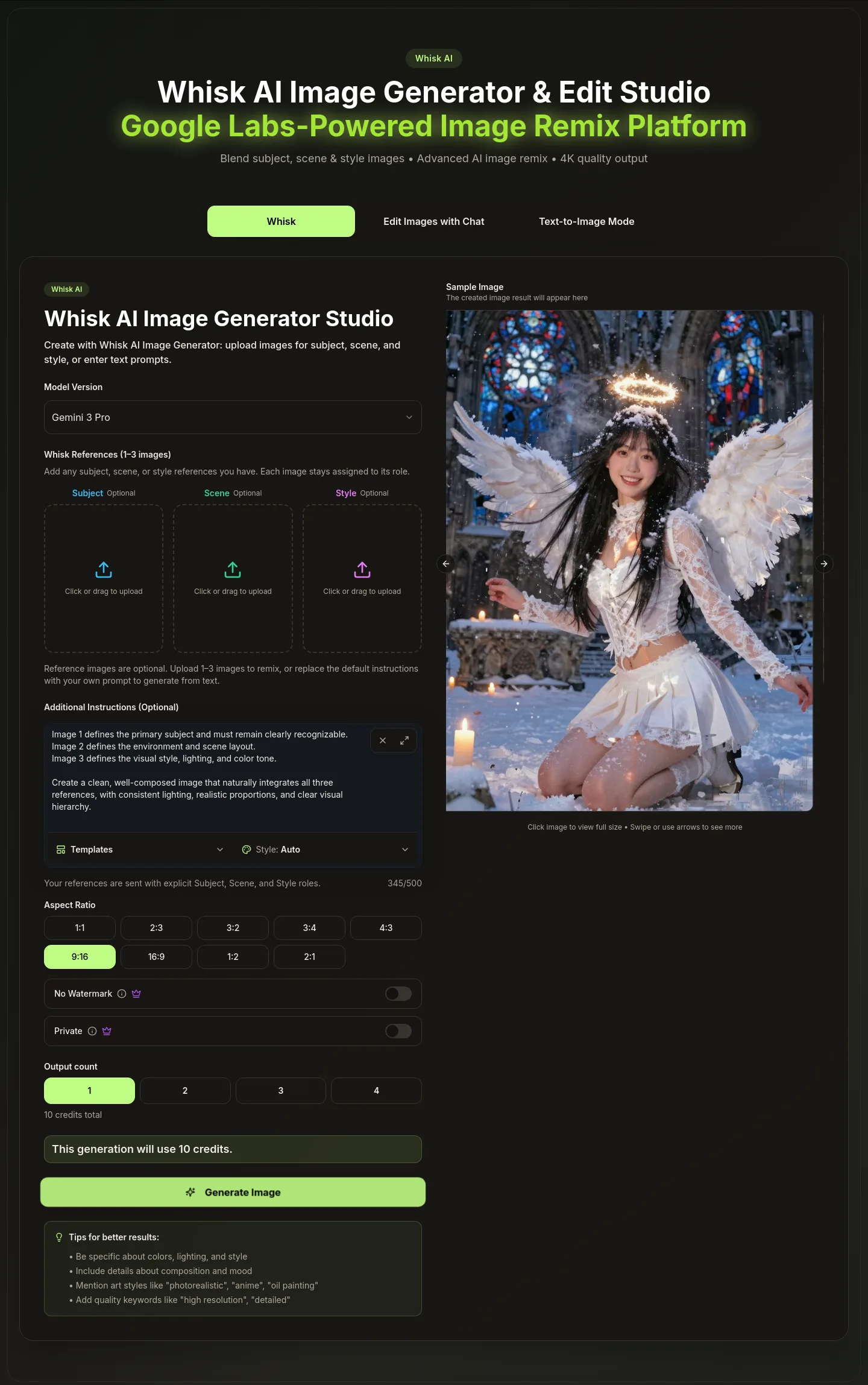 whisk-ai.co — Hero