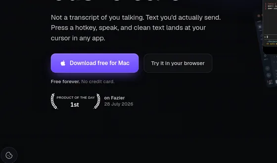 No credit card element from whisperly.io