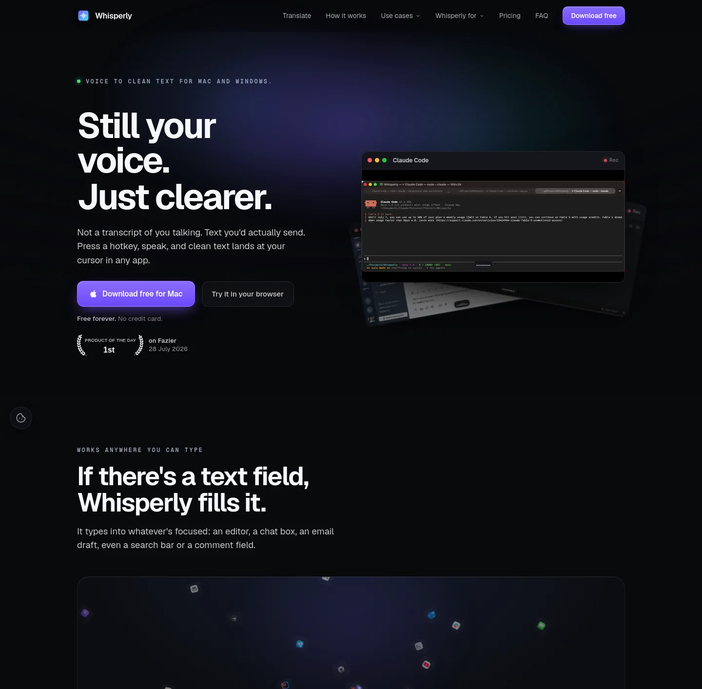 whisperly.io — The Pricing Page