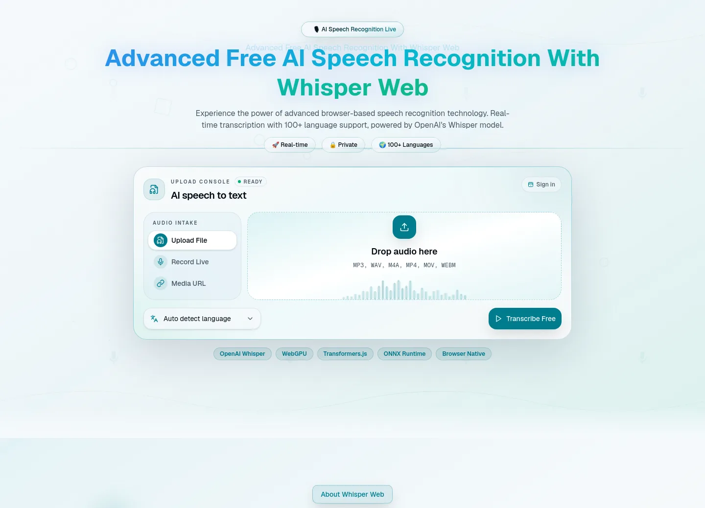 whisperweb.art — Hero