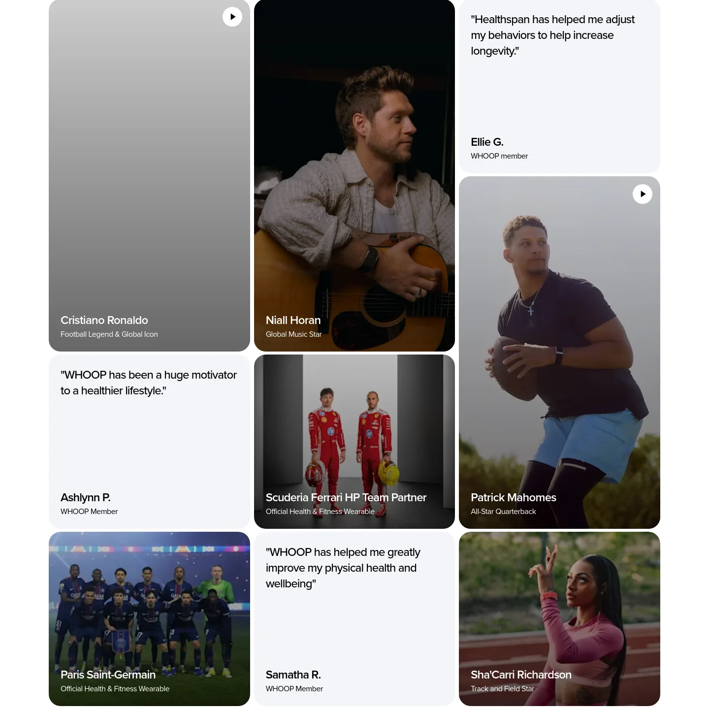 whoop.com — Features