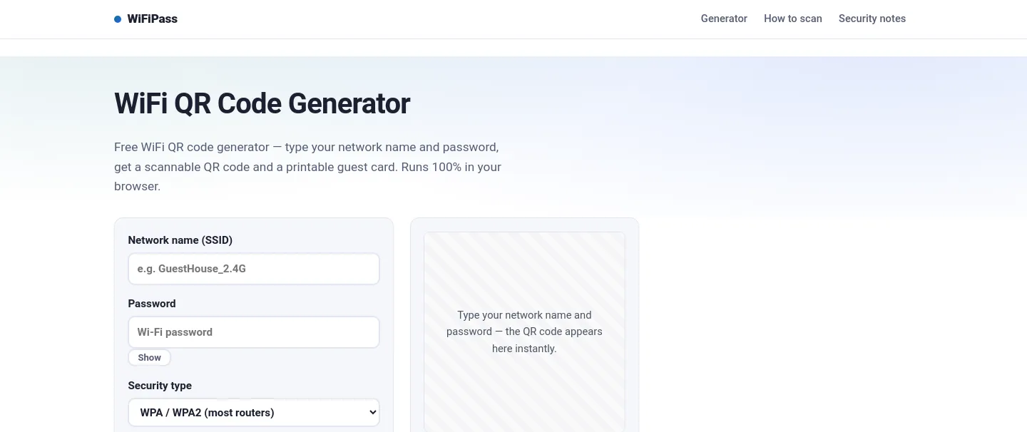 wifipass.freemake.online — a measured funnel
