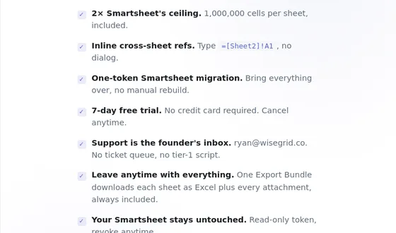 No credit card element from wisegrid.co
