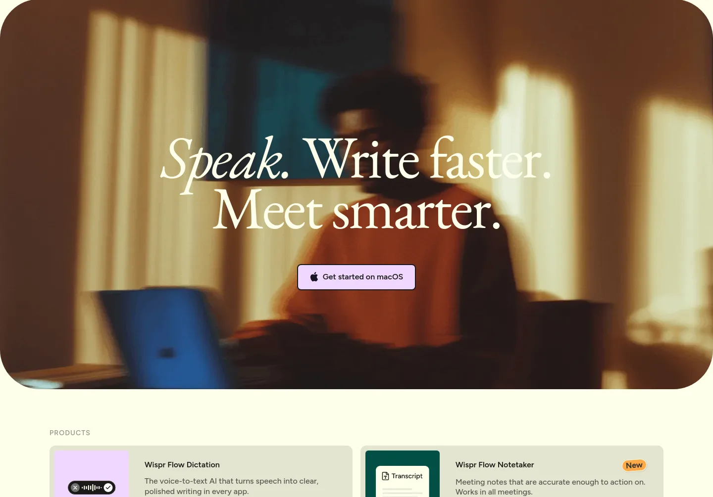 wisprflow.ai — CTA