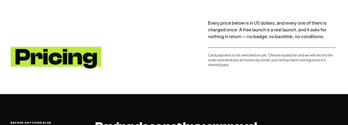 worthtotry.com Hero section