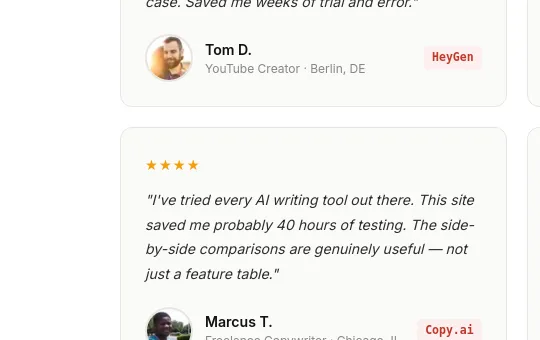 Rating element from writetested.com