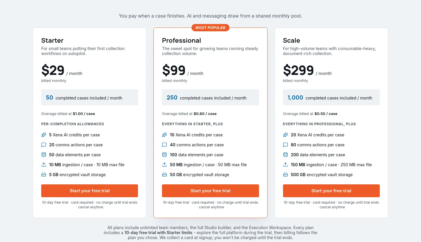 xenqu.ai — Pricing