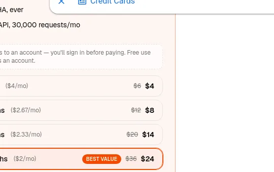 Price anchor element from xeramail.com