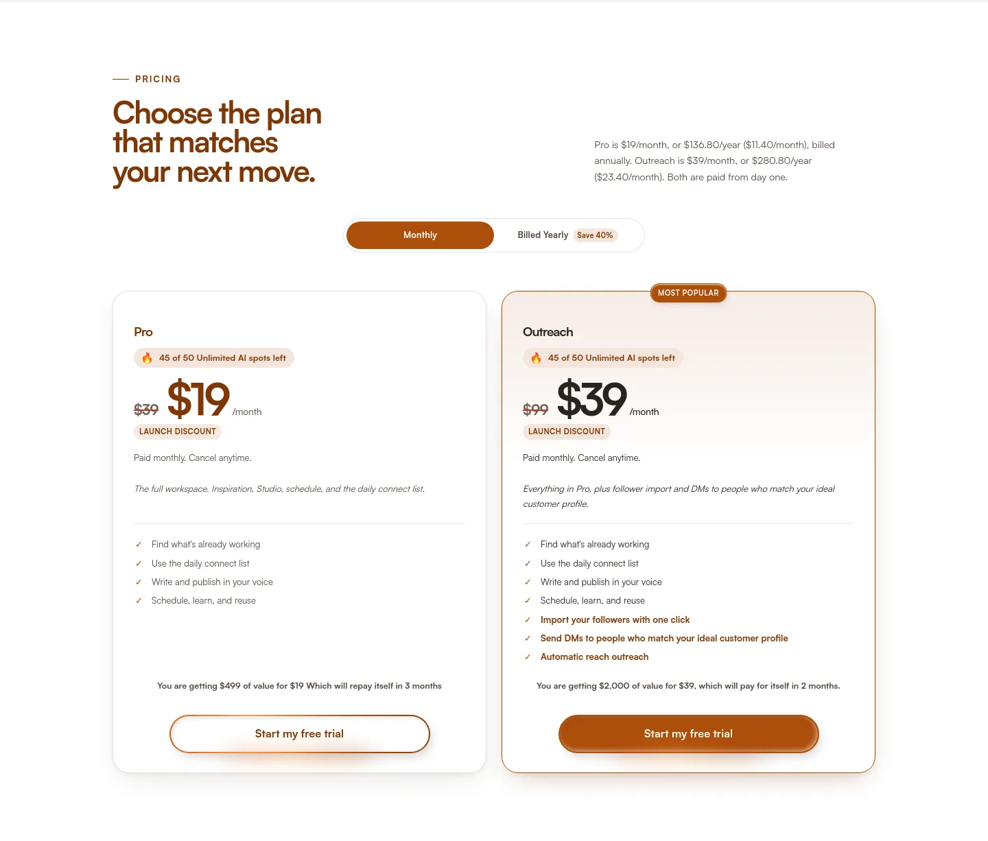 xfaste.st — Pricing