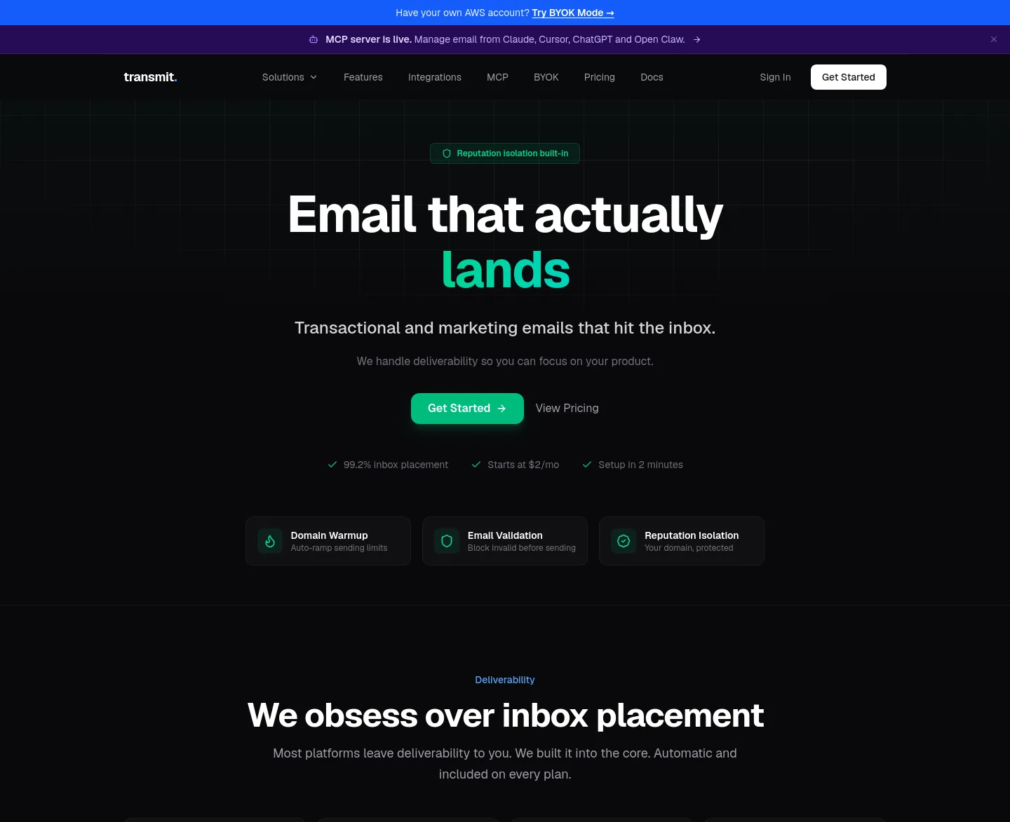xmit.sh — a measured funnel