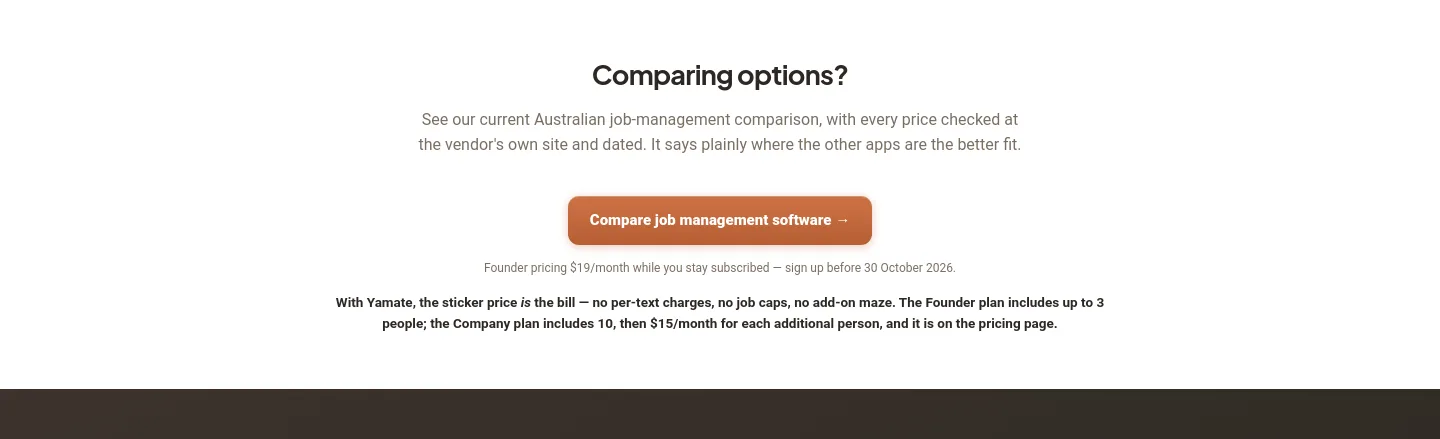 yamate.au — Pricing
