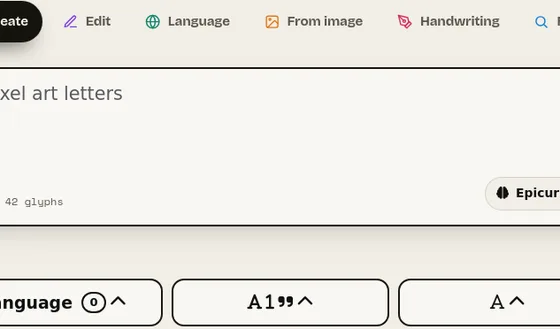 No credit card element from yofont.com