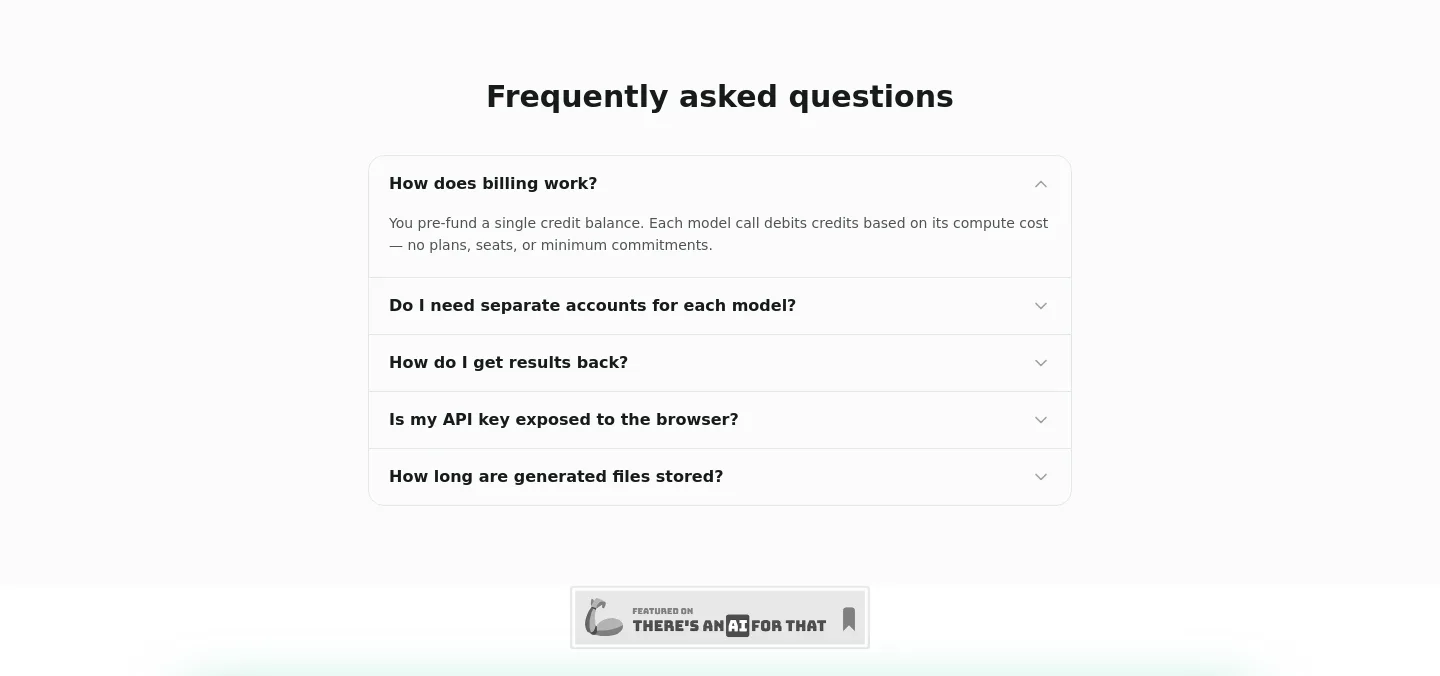 you.bot — a real FAQ section