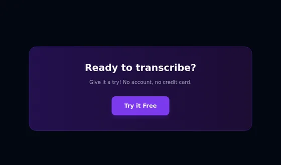 No credit card element from ytbulktranscript.app