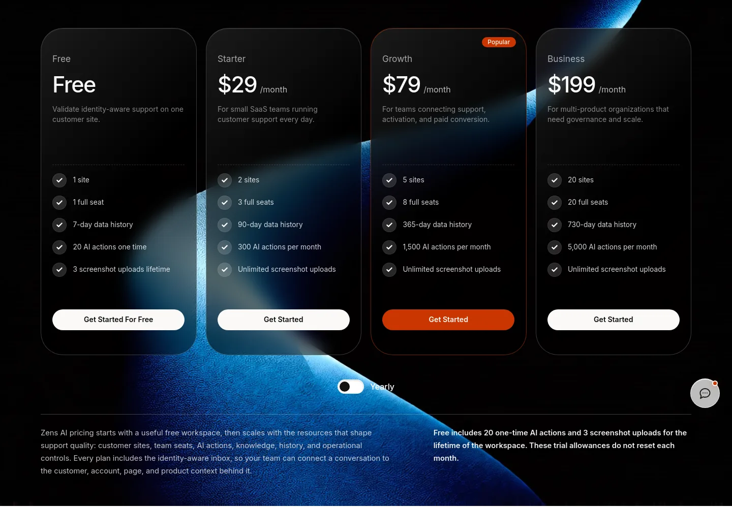 zens.ai Hero section