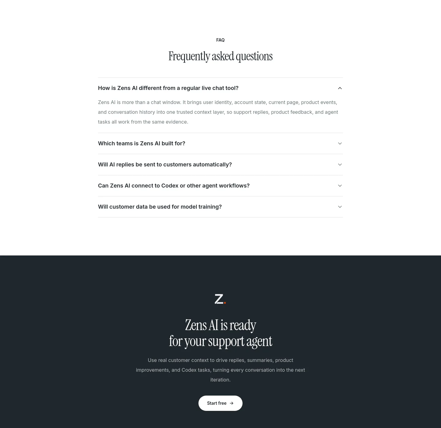 zens.ai — FAQ