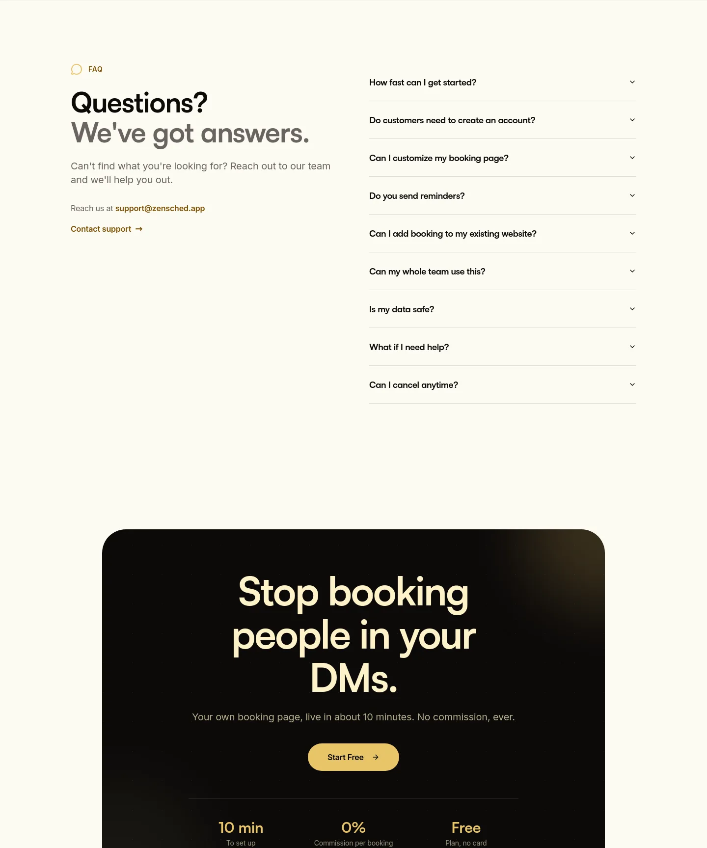 zensched.app — FAQ