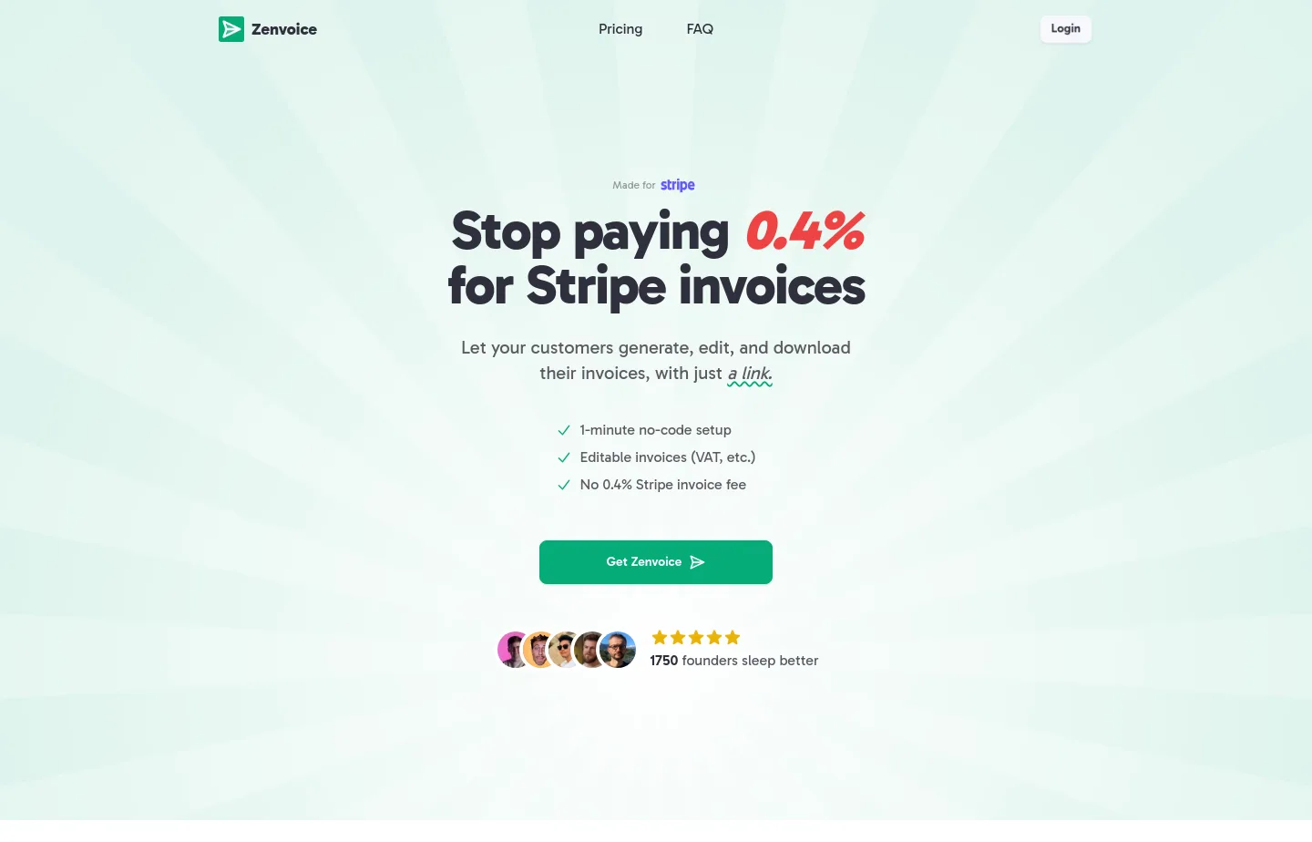 zenvoice.io — Hero