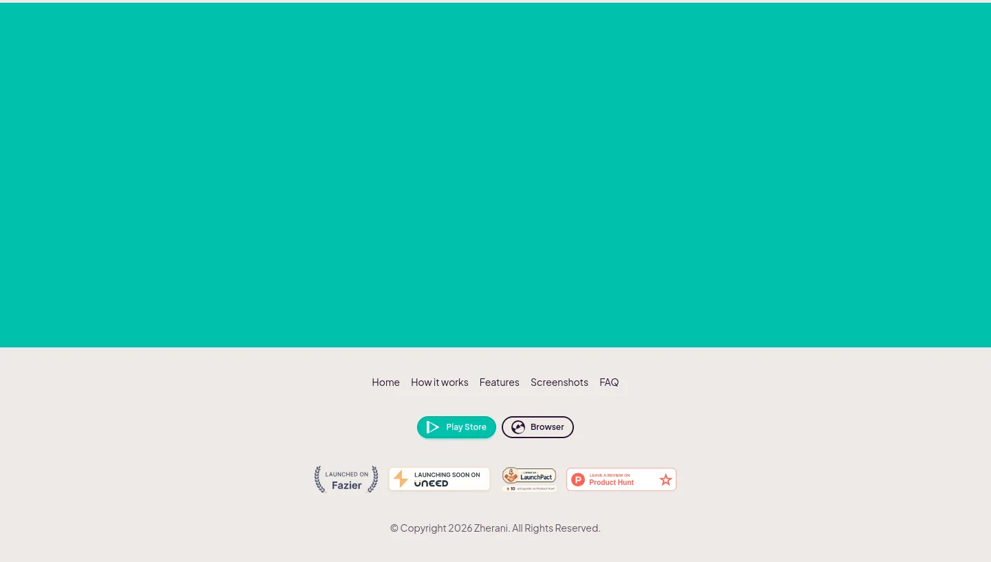 zherani.my.id Features section