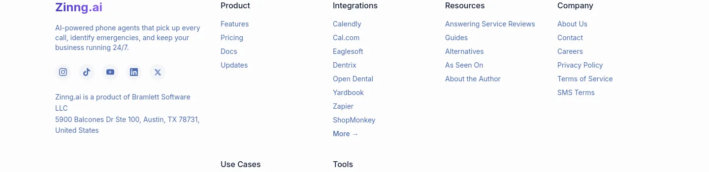 zinng.ai Logo Wall section