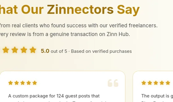 Rating element from zinnhub.com