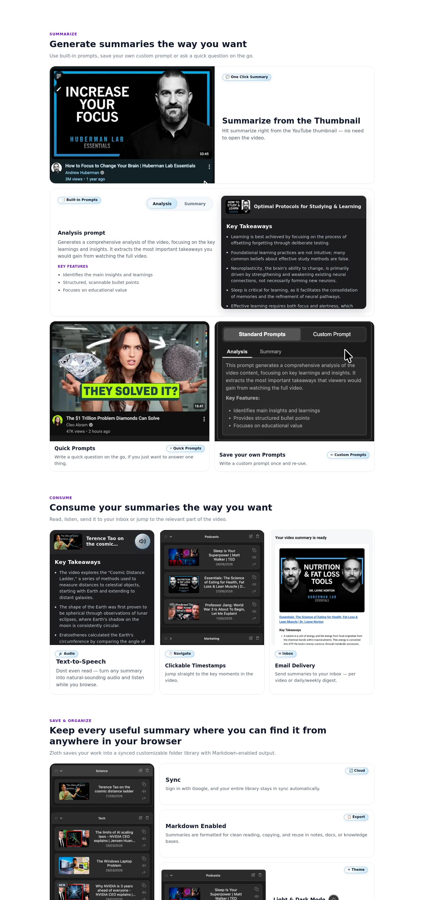 zlothai.com — Features