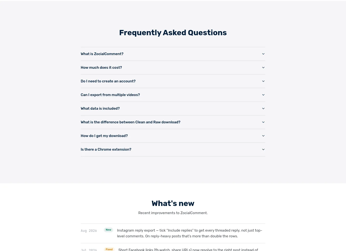 zocialcomment.com — FAQ