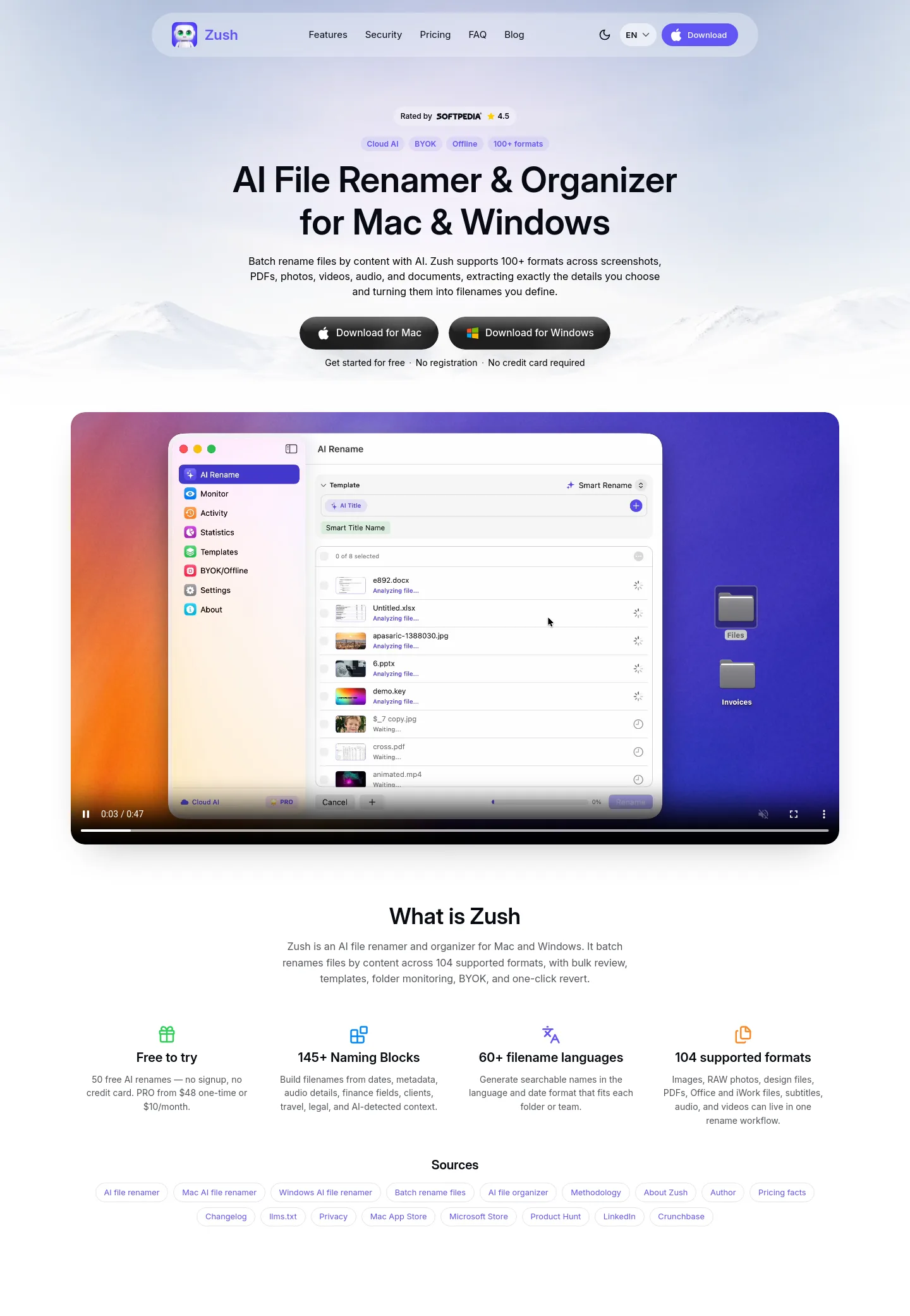 zushapp.com — a measured funnel