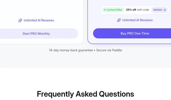 Guarantee element from zushapp.com