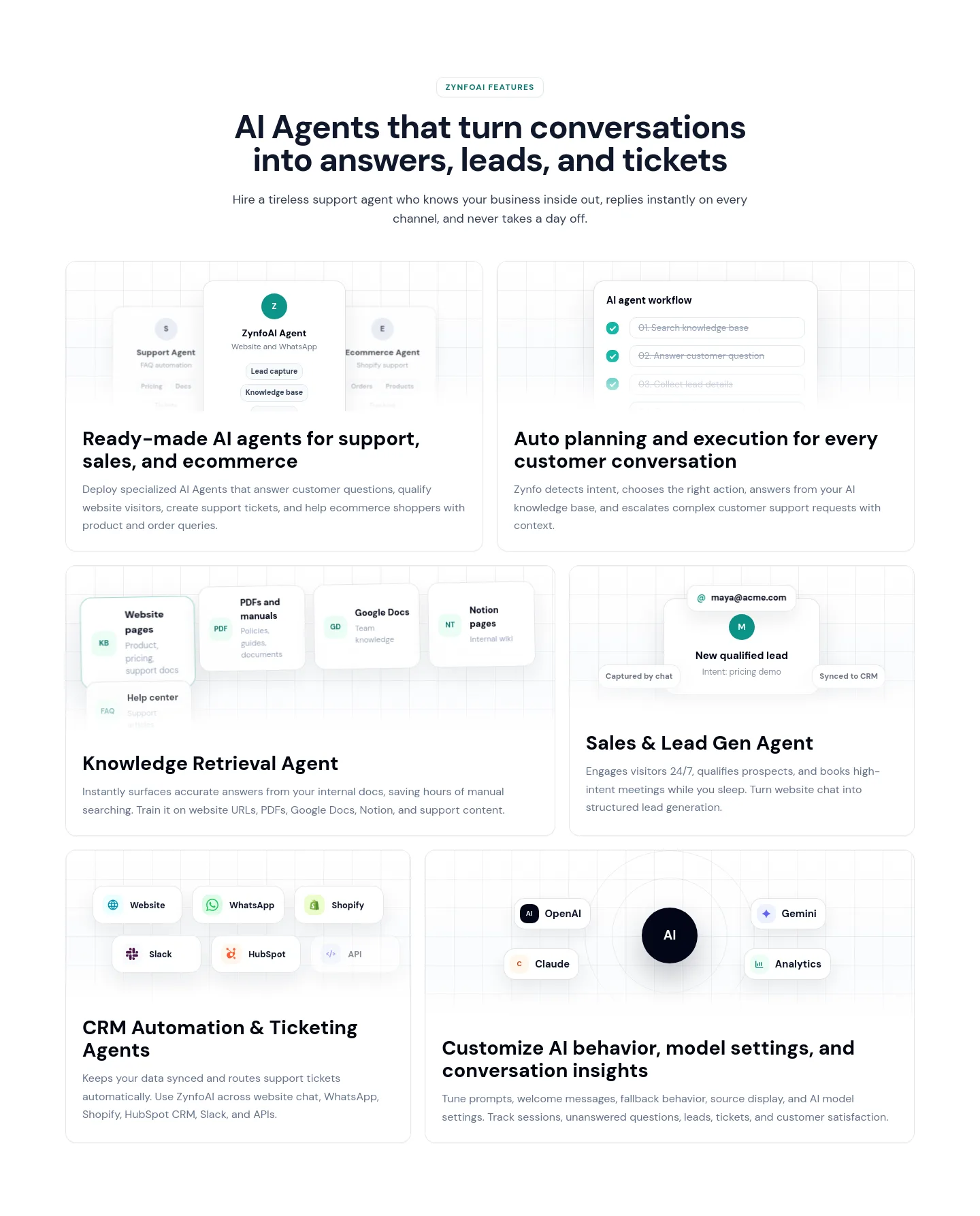 zynfo.ai FAQ section