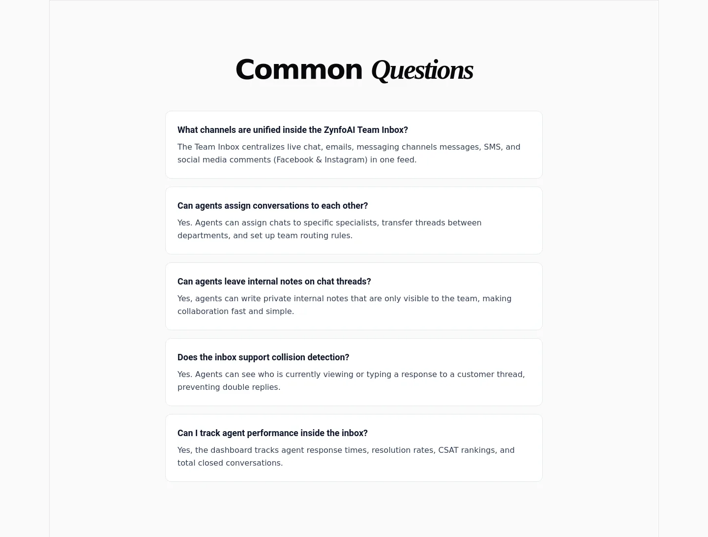 zynfo.ai — FAQ