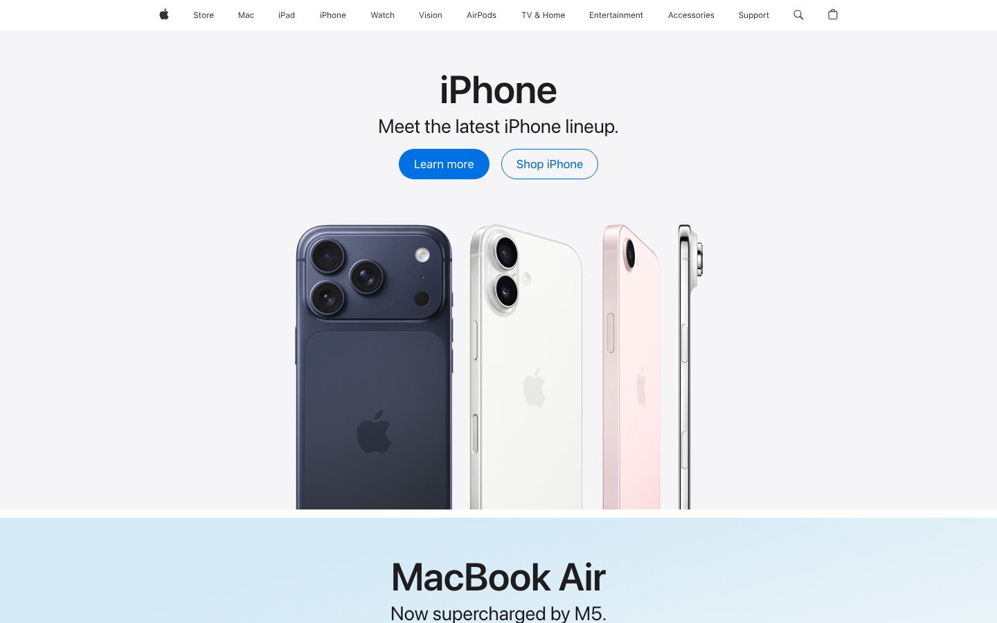 Homepage / Lander