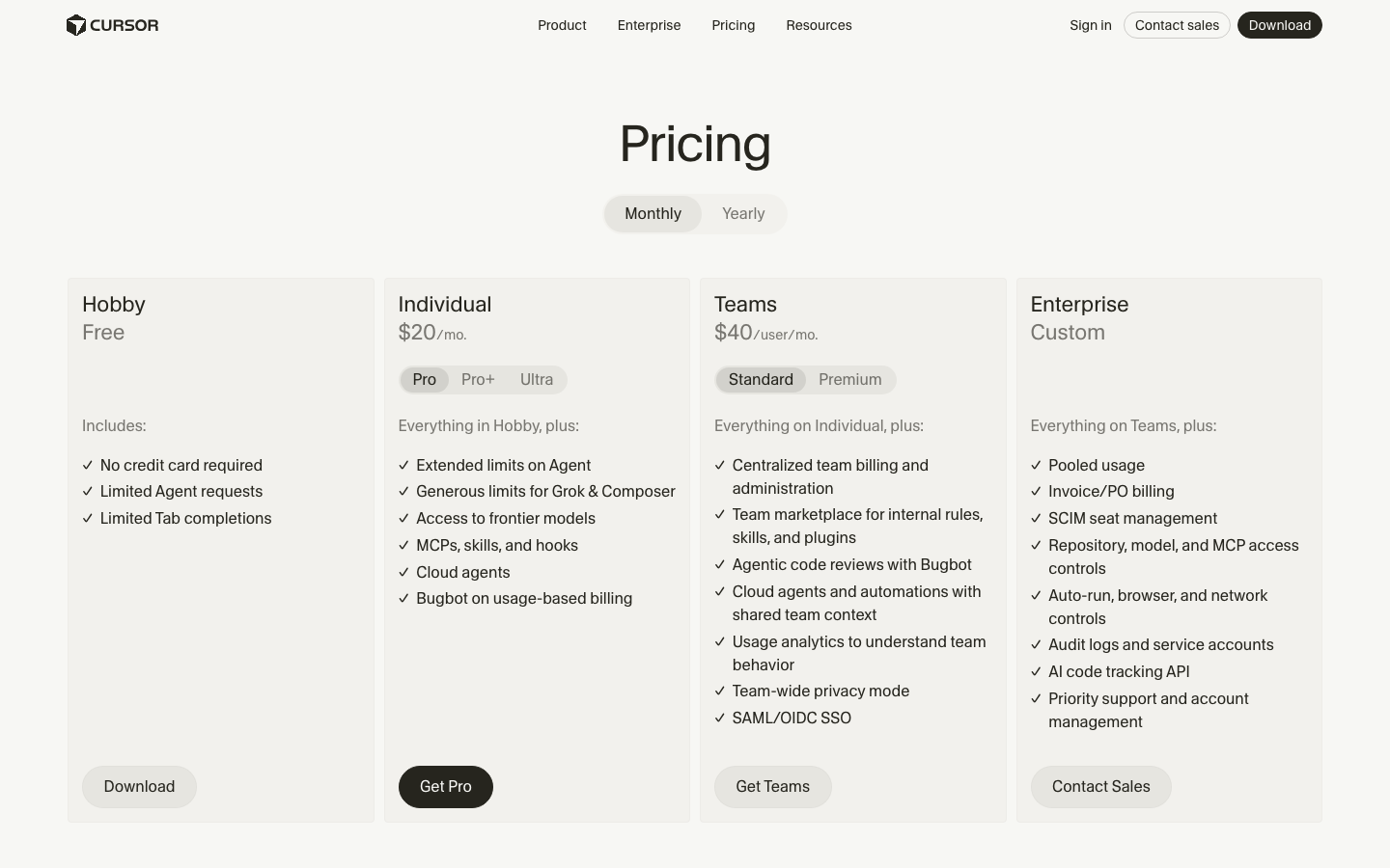 Pricing