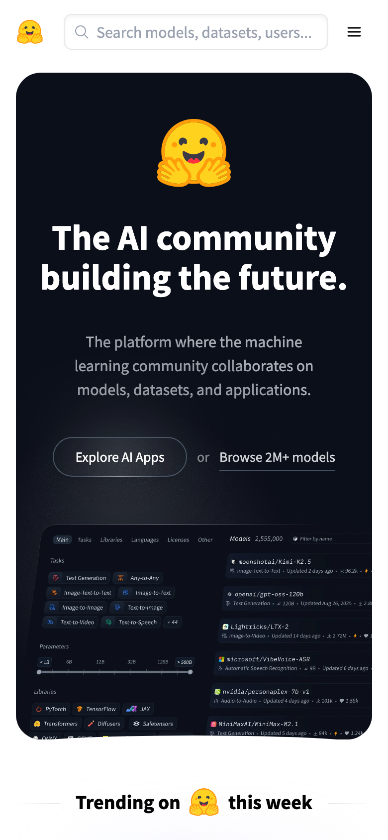 Homepage / Lander