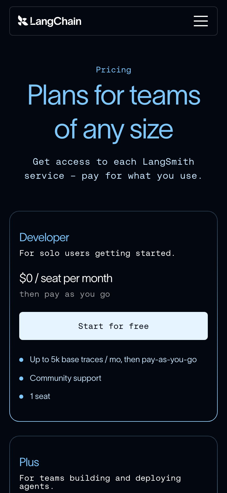Pricing