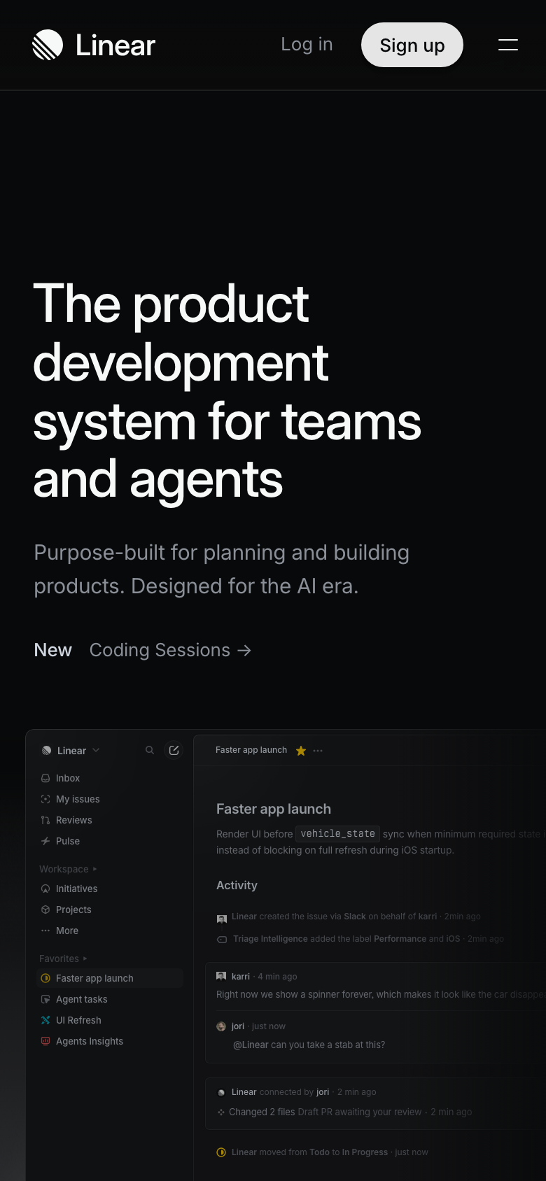 Homepage / Lander