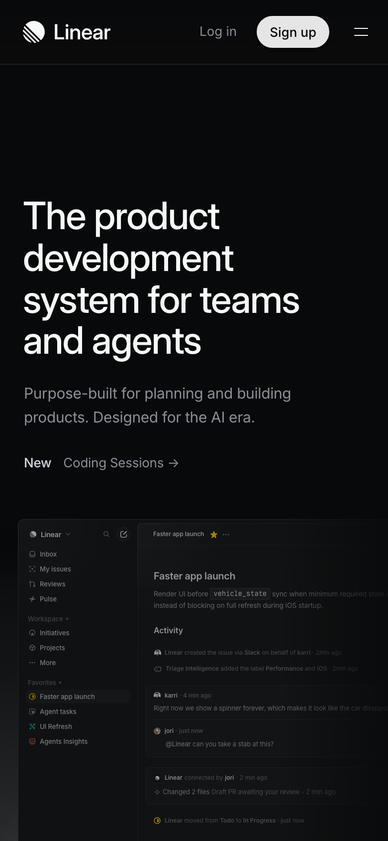 Homepage / Lander
