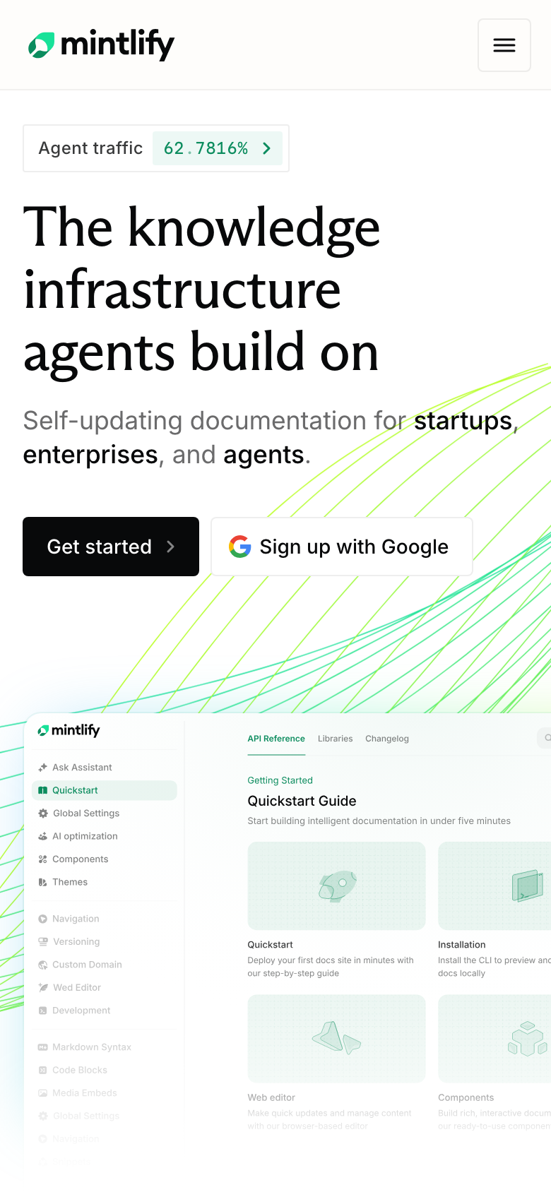 Homepage / Lander