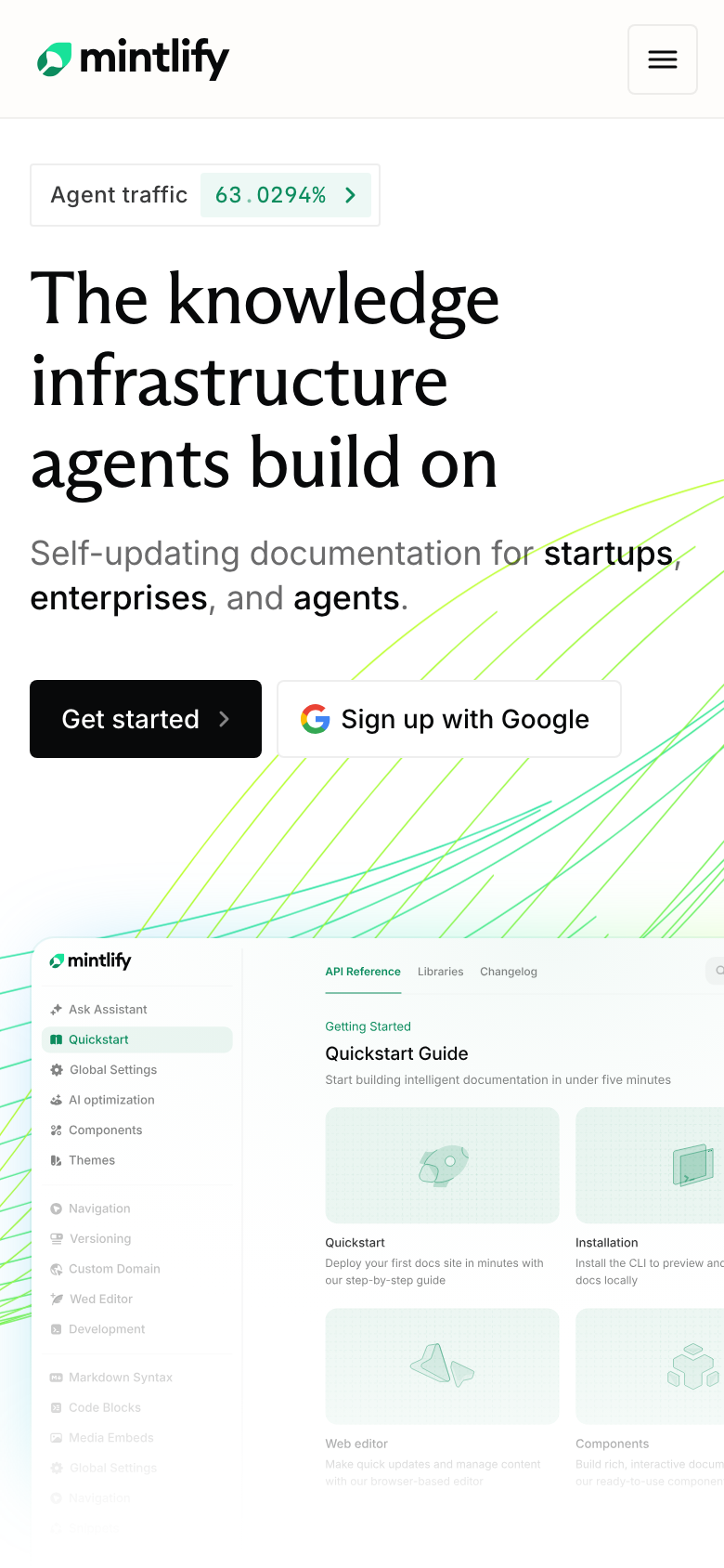 Homepage / Lander